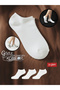 3' Pack of Invisible Short Socks Unisex Daily Sports Comfortable Cotton