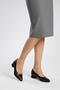 Large size women's shoes 41-42-43-44- black leather - 2