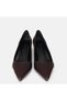 Large Size Women's Stiletto 41-42-43-44-Brown Leather 6.5cm Heel - 4