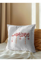غطاء وسادة من البوليستر، مناسب لشهر رمضان وعيد الفطر، بتصميم عبارات عربية. - 5