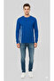Blue Men's Long Sleeve T-Shirt
