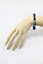 Apatite and Amethyst Natural Stone Elastic Bracelet 8mm, Gift Natural Beauties - 4