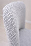 Jacquard Large Oval Chair Cover - 1 Piece - 5