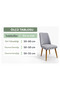 Jacquard Large Oval Chair Cover - 1 Piece - 6