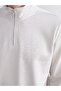 Lcwaikiki Classic Gray Mock Neck Long Sleeve Men's Thick Sweatshirt W58636Z8 - 3