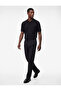 Regular Fit Sleeve Detailed Buttoned Polo Neck Short Sleeve Knitwear T-Shirt - 2
