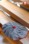 Extra Thick Large Jumbo Mop Head 265 Gsm + 2 Glass Cloth Cleaning Set - 5