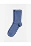 Women's Roll Top Elasticless Bamboo Socks Indigo - 3