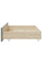 Bed Drawers 2 pcs Light Grey Engineered Wood and Velvet - 4