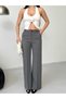 Lycra High Waist Wide Leg Pants - 3