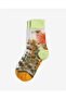 Women's Japanese Korean Style Transparent Socks Stockings Sun Pattern - 3