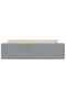 Bed Drawers 2 pcs Light Grey Engineered Wood and Fabric - 2