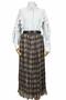 Patterned Chiffon Skirt