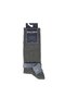 Men's Premium Stitch-Free Cotton Socks Anthracite Colored Square Pattern