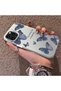 iPhone 15 Pro Max Compatible Hard Acrylic Back Silicone Edge Lens Protection Butterfly Case - 4