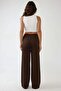 Wide Leg Textured Long Pants - 5