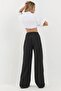 Striped Wide Leg Pleated Palazzo Pants - 5