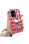 Realme C55 Compatible Silicone Edge Hard Back Anti-Fall Case Kitty Pattern