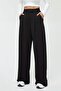 High Waist Lycra Velcro Closure Crepe Palazzo Trousers