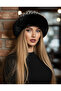 Plush Fur Leopard Pattern Beanie 2026 Domestic Production - 2