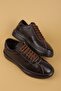 Genuine Leather Inside and Out Daily Comfortable Shoes Mals.348 Brown - 3
