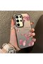Samsung Galaxy S24 Ultra Compatible Hard Acrylic Back Silicone Edge Lens Protection Butterfly Case - 2