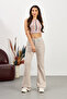 Women's High-Waisted Stretchy Flared Jeans - 8