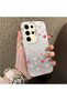 Samsung Galaxy S24 Ultra Compatible Hard Acrylic Back Silicone Edge Lens Protection Butterfly Case - 2
