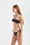 Bandeau String Side Lacing Bikini Set - 3