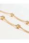 Women Gold Embellished Necklace - 4