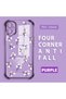 Samsung Galaxy A05 Compatible Camera Protected Transparent Soft Silicone Phone Case Flower Pattern