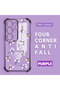 Samsung Galaxy S25 Ultra Compatible Camera Protected Transparent Soft Silicone Phone Case Flower Pattern