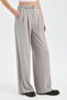 High Waist Pleated Wide Leg Trousers - 3