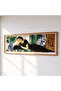 One Piece Real Wood Horizontal Panorama Framed Painting I Am in the Sky
