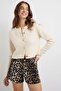 Buttoned Knitted Cardigan - 2