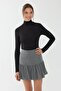 Basic High Collar Knitted Bodysuit - 3