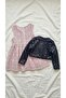 Girls' Lace Dress and Sequined Bolero Jacket Set - 3