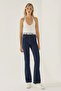 Halter Neck Jersey Crop Top - 4