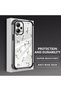 Poco X5 Compatible Camera Protected Transparent Soft Silicone Phone Case Flower Pattern - 3