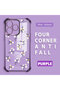 Realme Note 50 Compatible Camera Protected Transparent Soft Silicone Phone Case Flower Pattern