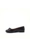Genuine Leather Black Brown Ballerina Women's Shoes - 2
