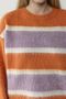 Relaxed Fit Colorful Striped Knitwear Sweater - 6