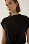 تي شيرت قصير برقبة دائرية أساسية - 6