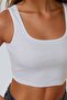 Basic Crew Neck Crop Top - 5