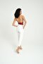 Velvet Backless Sleeveless Bodysuit - 4