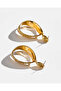Women Gold Embellished Earrings - 2