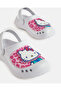 Girls White LED Light Hello Kitty Clog - 3
