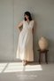 Selene Ruffled Bohemian Muslin Dress / Natural - 2