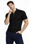 Poloyaka Basic Men's Knitwear T-Shirt T-Shirt Cotton Zipper Quality Comfortable - 2
