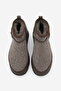 Women's Thick Sole Fur Lined Ankle Boots Tefis Brown - 5